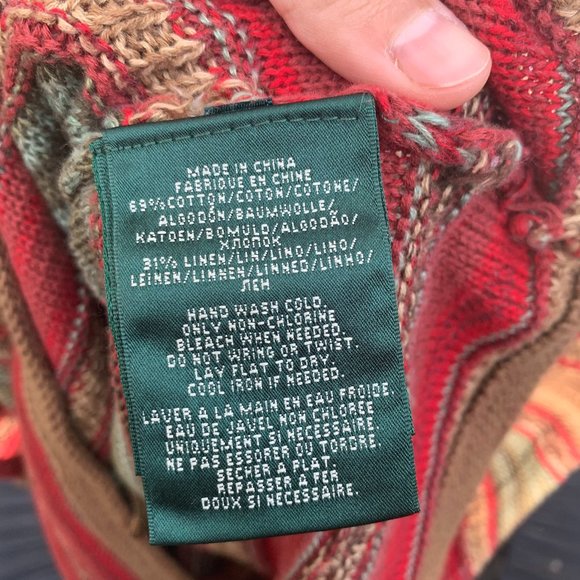 Ralph Lauren Knit tank top Cotton Linen women’s L cool summer sleeveless - Picture 5 of 12